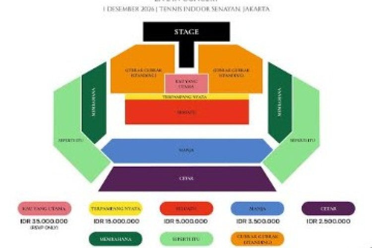 Cetar Membahana! Harga Tiket Konser Syahrini di Tennis Indoor Senayan Mulai Ratusan Ribu Hingga Kategori Sultan Puluhan Juta Rupiah