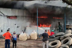 Misteri Penyebab Gudang Penyimpanan Ban Bekas PT Energy Hai Xin Trowulan, Mojokerto yang Terbakar Masih Terus Diselidiki